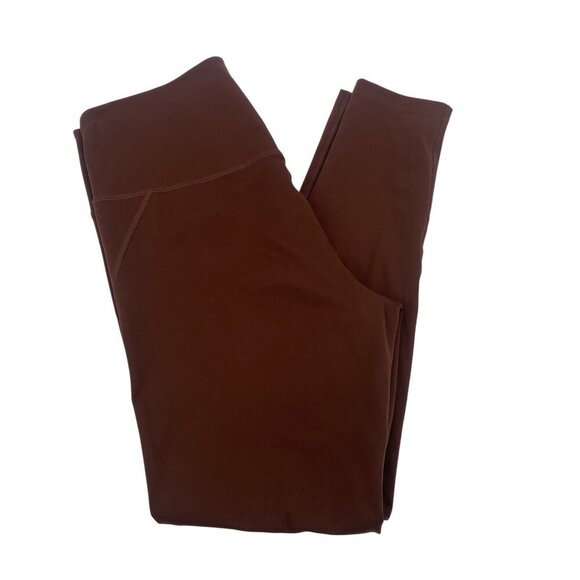 girlfriend collective Size XL Earth Brown High Waist Compressive Leggings - Picture 4 of 10